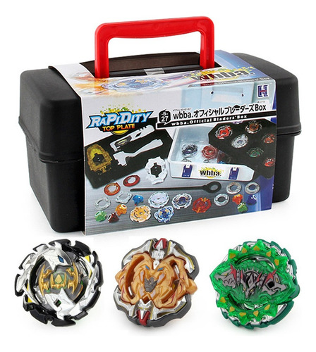 17piece Battle Tops Caso De Almacenamiento Caja De Transport