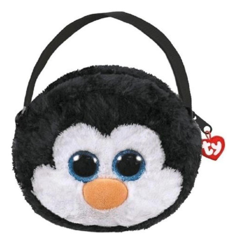 Pelúcia Pinguim Waddles Ty Fashion Collection Bolsa De Lado