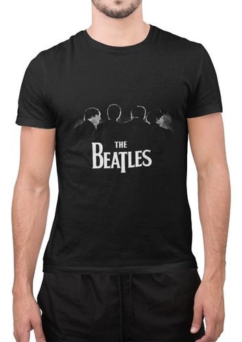 Polera Unisex The Beatles Rock&roll Back Estampado Algodon