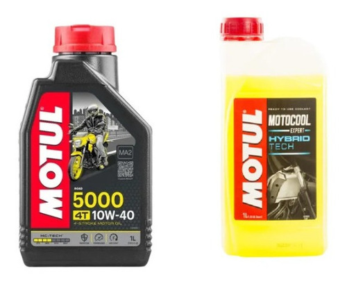 Aceite Moto 20w50 Y Motocool Motul Kit