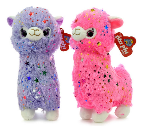 Llama Con Estrellitas Aplicadas 28 Cm 3 Col Ploppy 390075