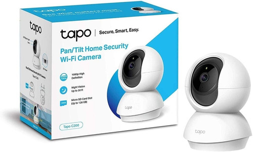 Câmera De Segurança Tp-link Tapo Tc70 C200 360o Wi-fi 1080p 