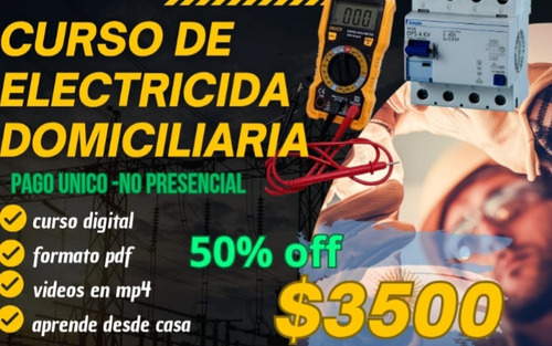 Curso Modalidad Digital Eléctricidad Domiciliaria