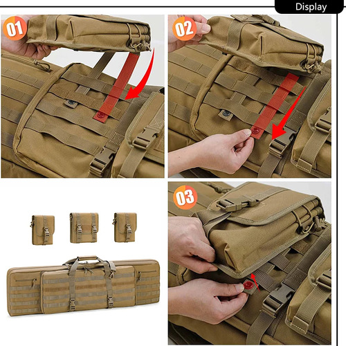 Funda Táctica Para Rifle, Funda Multifunción Para Caña De Pe