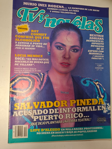 Revista Tv Y Novelas Lucia Mendez,erika Buenfil,claudia Cord (Usado)