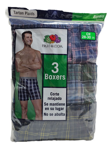 Fruit Of The Loom Boxer Caballero Mod 590m 4 Pack 12 Piezas