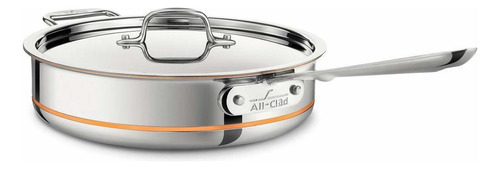 All-clad 6403 Cacerola Con Tapa De Acero Inoxidable Con U