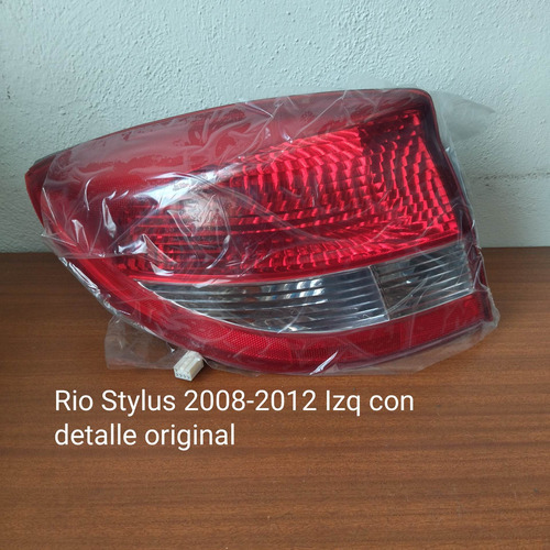 Stop Kia Rio Stylus 08-12 Izquierdo Original Con Detalle