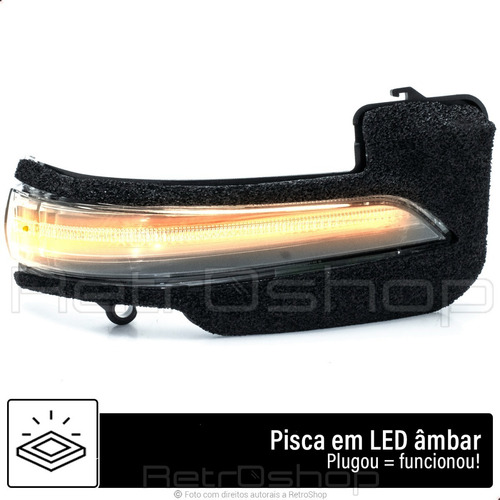 Pisca Seta Retrovisor Hilux Srv Srx Sw4 2016 A 2023 Fume
