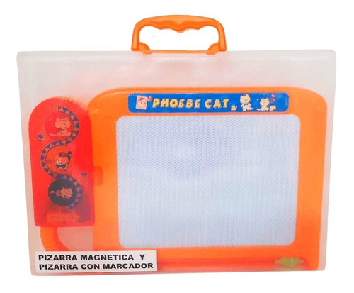 Pizarra Magnetica Pizarron Doble Con Sellos 30x20cm Premium