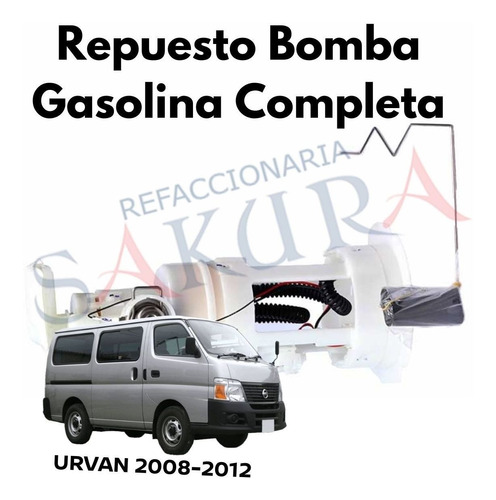 Bomba Gasolina Completa Urvan 2.5 2011 Voltamax