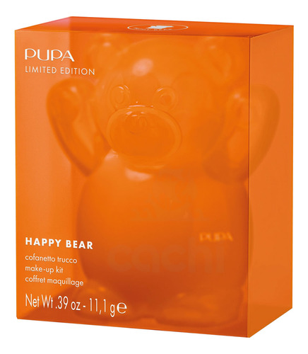 Set De Maquillaje Pupa Petaca Happy Bear Orange