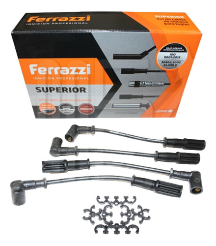 Juego Cables De Bujias Ferrazzi Fiat Nuevo Palio 326 1.4 Evo