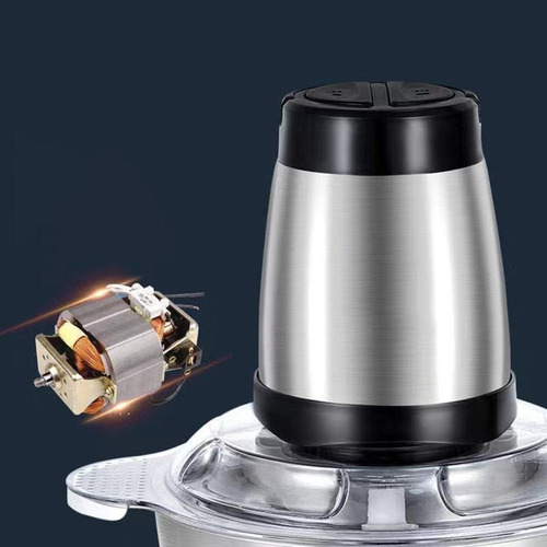 Processador Triturador De Alimentos Carne Elétrica 2l 500w