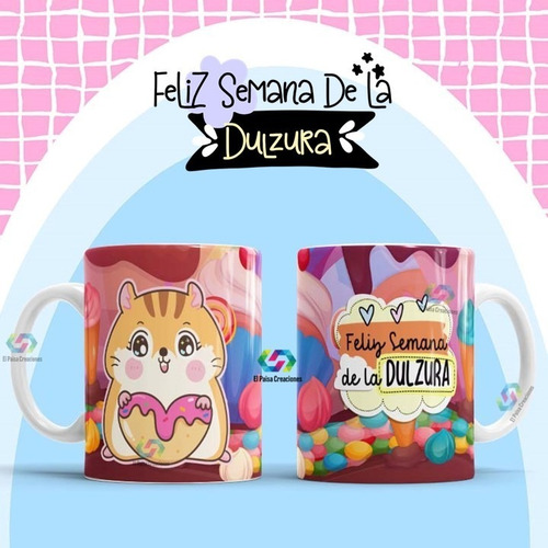 Semana De La Dulzura Taza X 20 Una Golosina Por Un Beso
