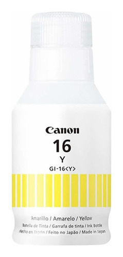 Refil Original Canon Gi 16 Gi16 Yellow 135ml Gx6010 Gx7010