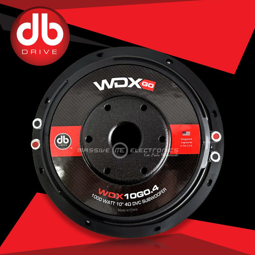 Subwoofer Db Drive 10 PuLG Wdx10g0.4 500w / 1000w Db New