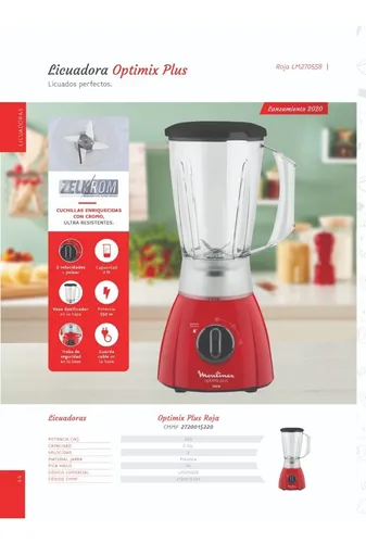 Licuadora moulinex optimix plus hotsell