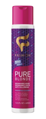 Shampoo Pure Blonde Fashion Cosméticos 400ml