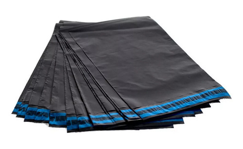 25 Envelopes Plástico Com Lacre 19x25 Cinza Envio Correios