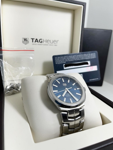 Tag Heuer Link 2022 41mm Prateado Prateado Azul (Usado)