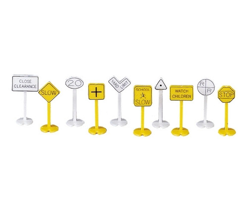 Bachmann 42204 Railroad And Street Signs ( 24 ) Ho