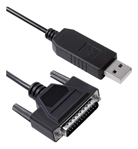 Usangreen - Cable Convertidor Usb Db25 En Serie Para Cnc Dnc