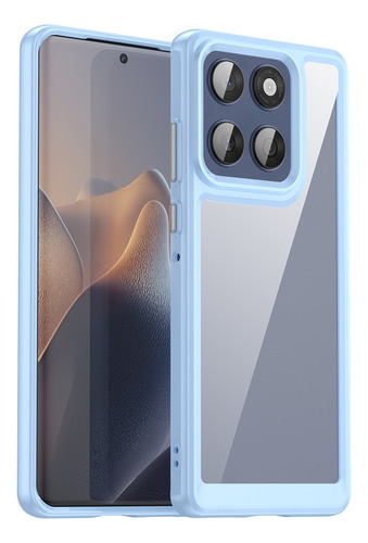 For Xiaomi Poco C71 / Redmi A5 Funda Case Acrilico Transparent Cristal