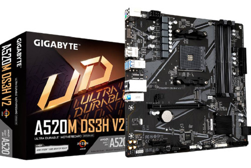 Placa Madre Gigabyte A520m Ds3h V2, Am4, Ddr4, M.2, Microatx