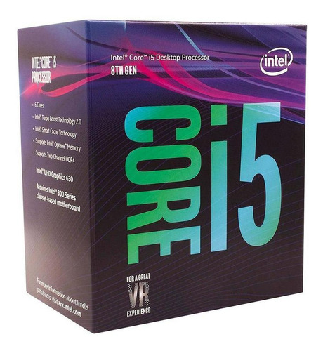 Processador Intel Core I5 8400 2.8ghz 9mb 8ª Geração Coffee