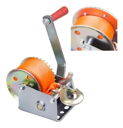 Comprar Guincho Manual Catracado De Arraste Reboque Com Fita 270kg no Mercado Livre