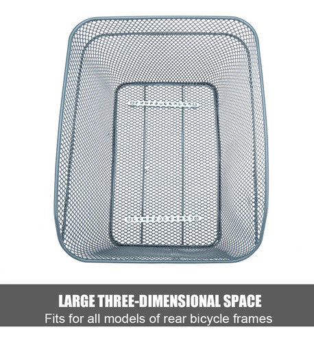 For Cesta Trasera Para Bicicleta, Bolsa Grande De Capacidad
