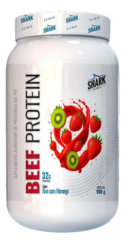 Whey 32g Proteina Morango Kiwi 900g Zero Lactose Sharkpro Morango E Kiwi