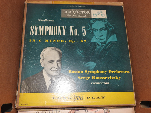 V6403 - Symphony 5  Beethoven  Boston S. Orchestra L586 