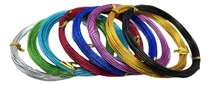 Comprar 60 Mts Alambre 1mm 12 Rollos X5 Mts Colores Manualidad Bijou