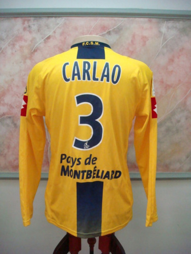 Camisa Futebol Sochaux Montbeliare França Lotto Jogo 2411