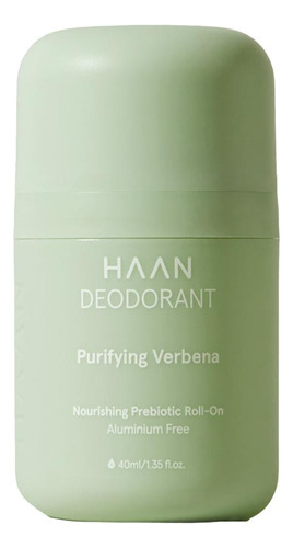 Desodorante Roll On Haan Purifying Verbena 40ml Recargable