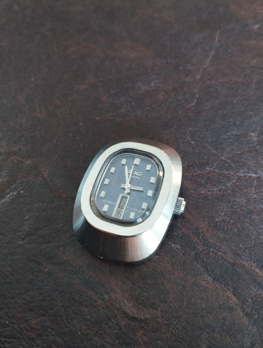 Reloj Seiko Automático No Funciona No Hago Envios No Plateado Azul