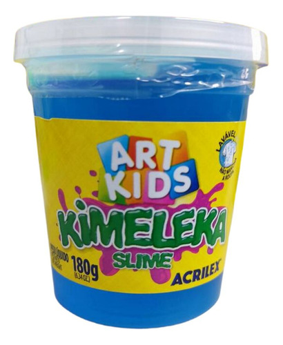 Slime Kimeleka Art Kids 180g Azul - Acrilex