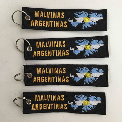 Llavero Bordado Con Tu Logo! 12x3cm Publicidad Eventos