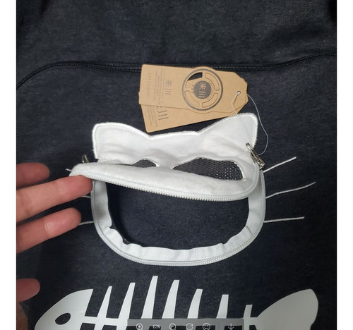 Sudadera Con Capucha Y Estampado De Gatos