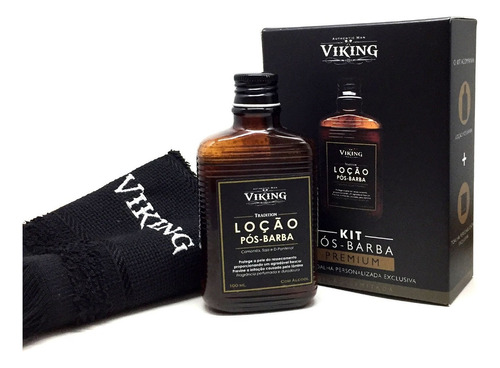 Kit Loção Pós-barba + Toalha Viking