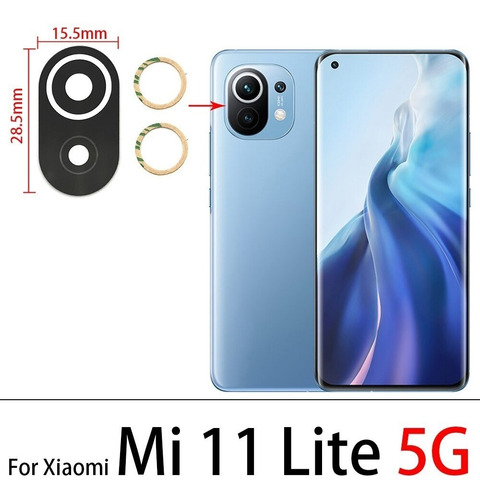 Imagen 1 de 1 de Lente O Vidrio De Camara De Xiaomi Mi 11 Lite / Mi 11