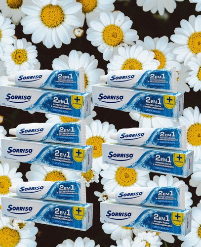 Gel Dental Sorriso Ah 2 Em 1 140g 6 Un