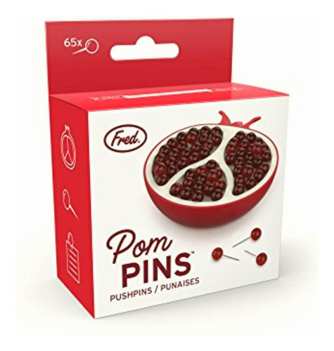 Fred 5228980 pom Pines Soporte Push, Rojo
