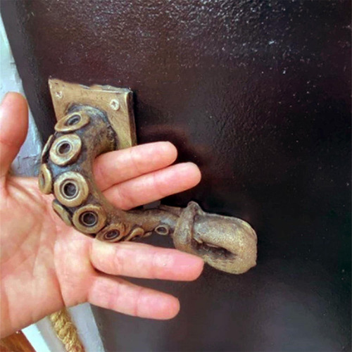 Tirador De Puerta De Pulpo Creativo-perillas Temáticas Del O