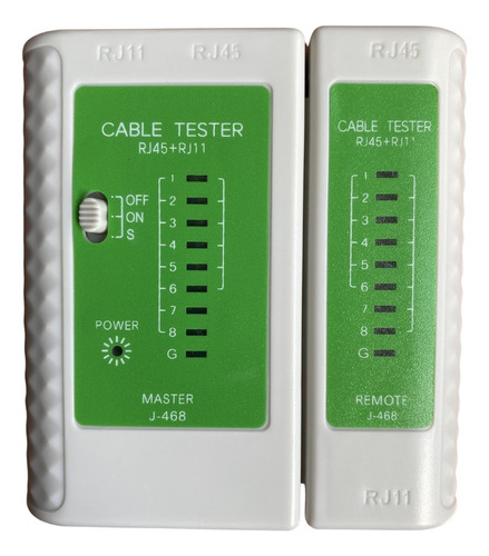 Lan Tester Probador Para Cables Utp De Red Rj45 Y Rj11