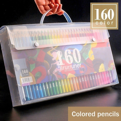 160 Colores Profesionales Lápices De Color De Aceite Conjun