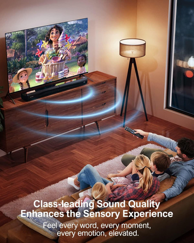 Barras De Sonido Ultimea 2.2ch Para Tv, Peak Power 100w, Blu