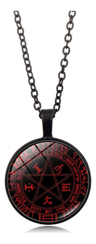 Collar Hellsing Alucard Con Forma De Pentagrama Y Cabujón De
